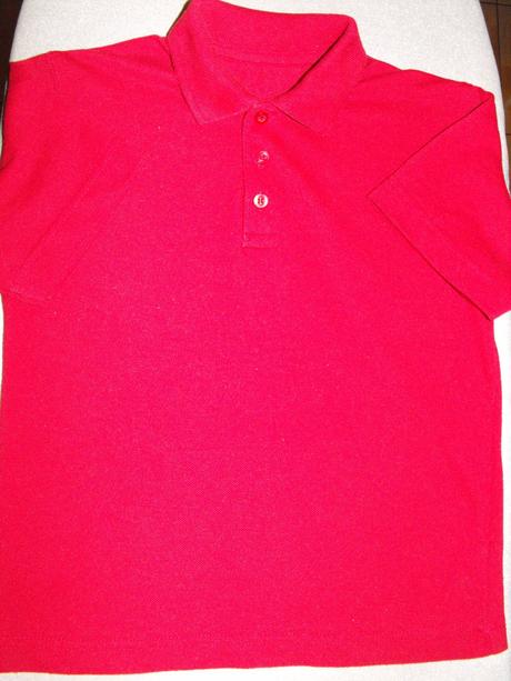 Červená polokošeľa zn. bhs, bhs,116