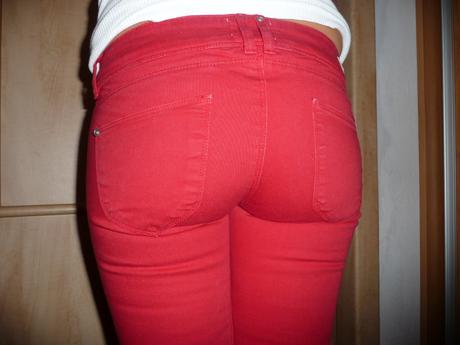 Dámske značkové rifle bershka, xs