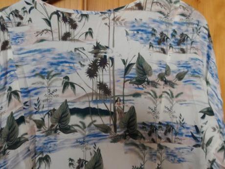 Oui nautical palm original dovolenkova top/bluzka, s