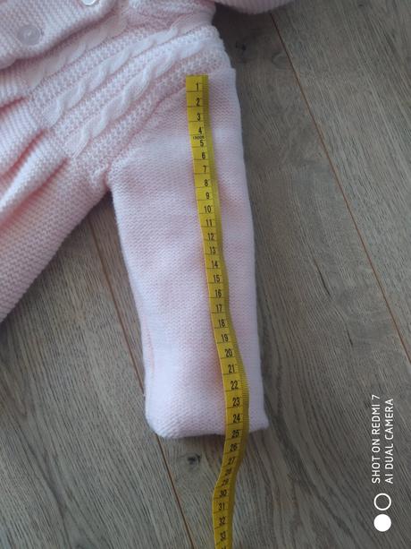 Kabátik pleteny, nutmeg,80