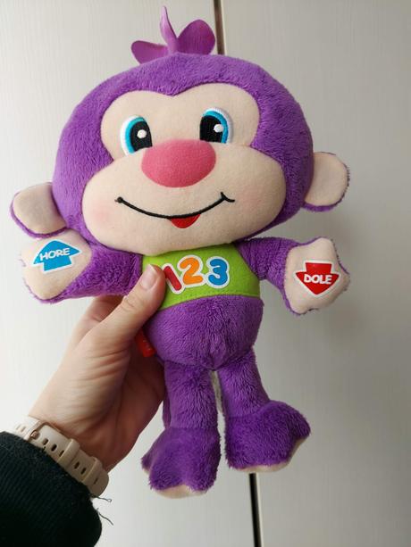 Fisher price hovoriaca opička,