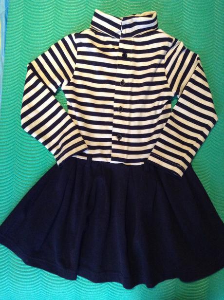 Pásikavé šaty, george,104