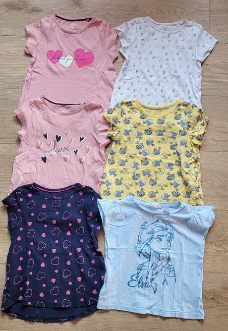 Tričko 6ks, lupilu,98