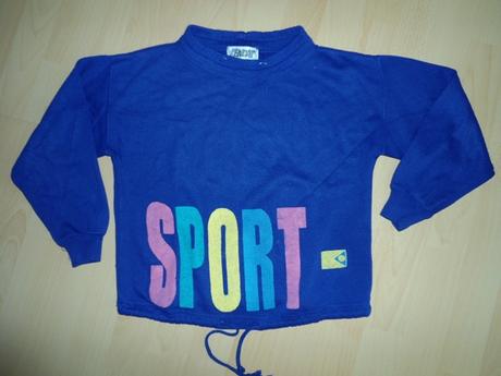 Tmavomodra mikina - sport, 140