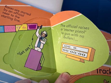 Kniha o športoch s otváracími okienkami,