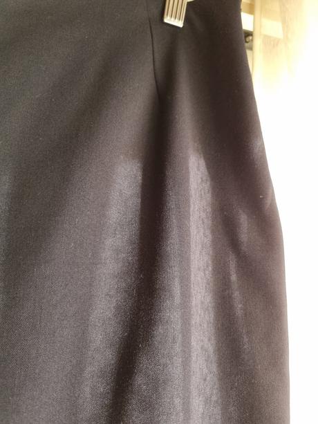 Tmavomodra puzdrova sukna, zara,xl