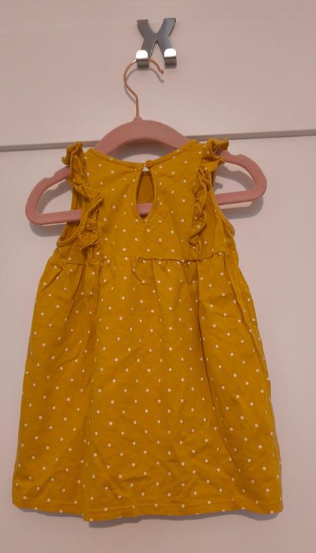 Bodkované šaty, h&m,86