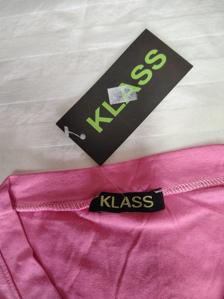 Dámsky ružový elastický top, klass, xs, xs