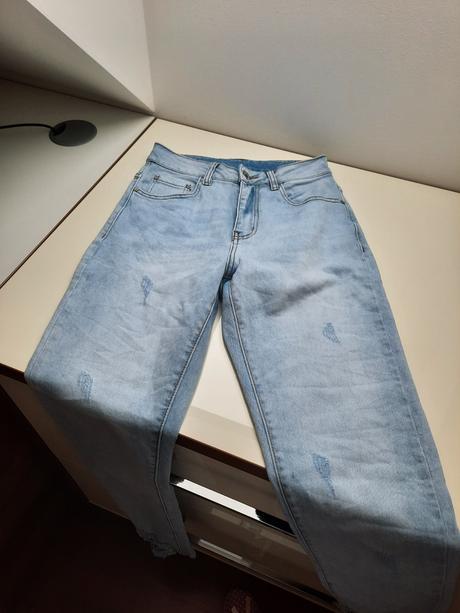 Džínsové modré nohavice, xs