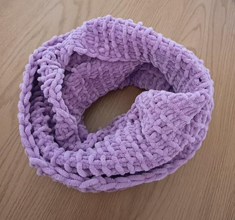 Handmade nekonečný šál, 