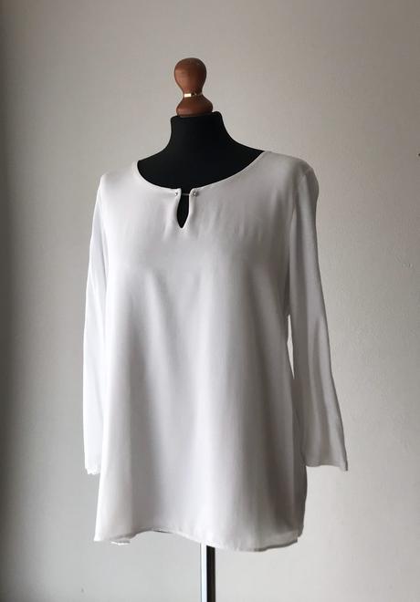 Elegantná biela blúzka, tom tailor,m