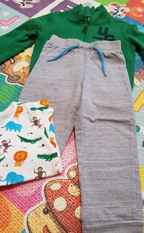 Suprava tchibo tricko+teplaky, tchibo,98