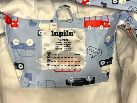 Dopravná bunda do dažďa veľ. 122/128, lupilu,128