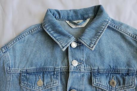 Rifľová bunda h&m - bezchybný stav, h&m,146