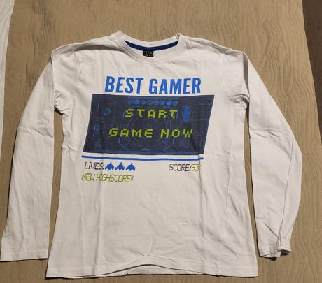 2x tričko dlhý rukáv velk. 146/152, 146