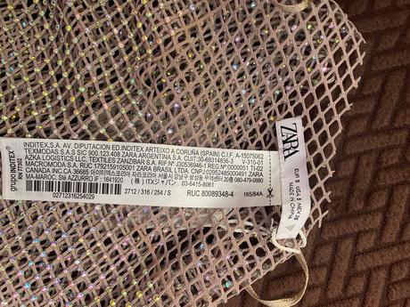 Zara sietovy top., zara,s