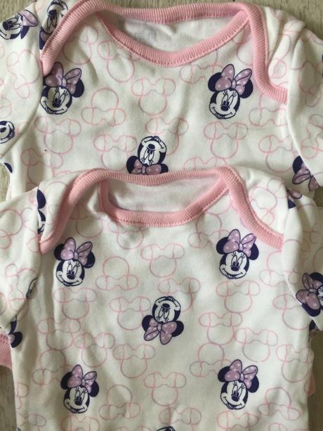 Dievčenske body minnie 5ks, 0-1mesiac, disney,56