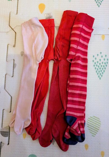 Set tričiek s dlhým rukávom a pančušiek 86/92, 86