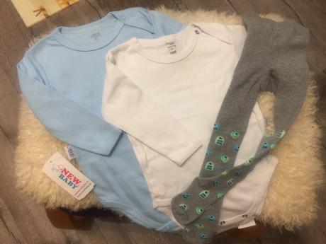 2x nové body 74/80 + pančuchy, 74 / 80