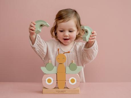 Skladačka drevený motýľ,