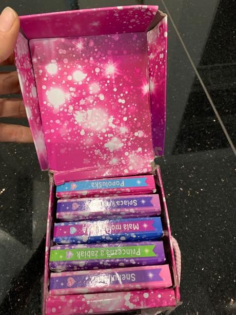 Čarovne princezné v krabičke kniha set leporelá,