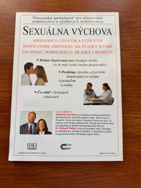 Kniha sexuálna výchova,