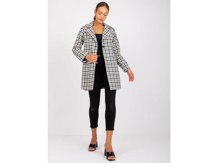 Dámsky karovaný kabát sima, l