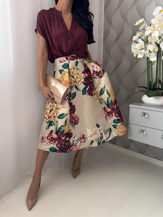 Autograph - kvetinová sukňa, marks & spencer,s