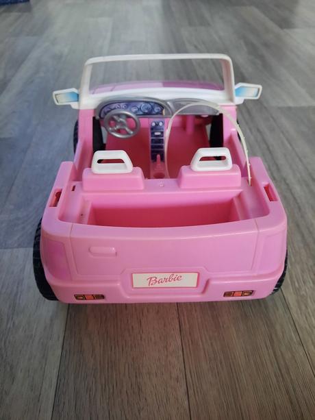 Barbie jeep ružové auto, 