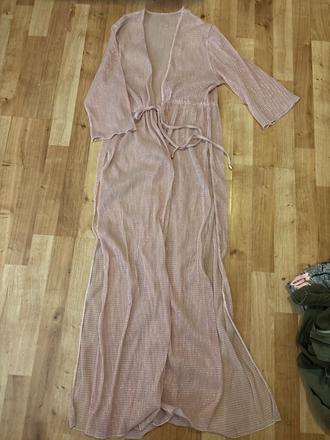 Plažove šaty s rozparkom, s