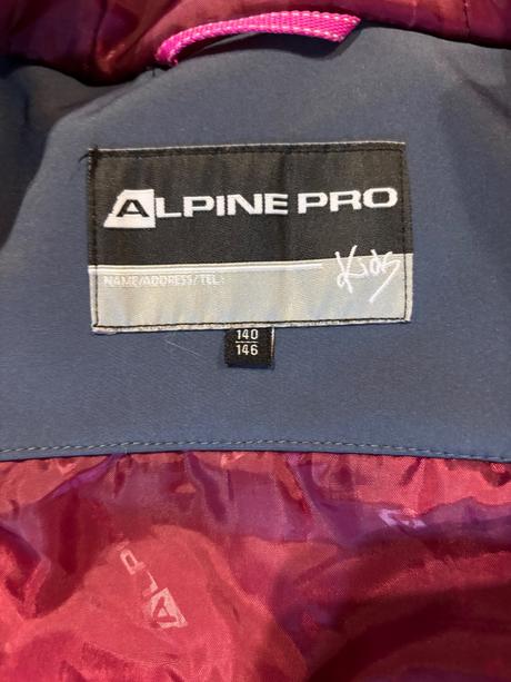 Dievčenská softshellova bunda, alpine pro,146