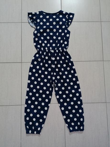 Bodkovaný overal nenosený, bonprix,104