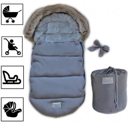 Detský fusak mašlička 4 v 1 s kožušink, 