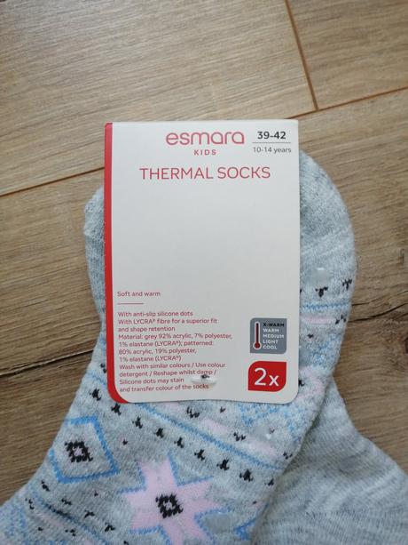 Nové termoponožky veľ. 39 - 42, esmara,39