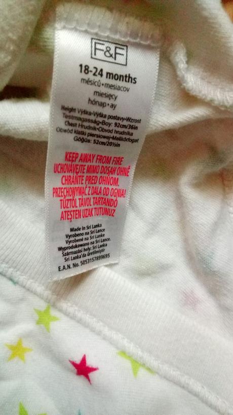 Hviezdičkové bodynko - 92, f&f,92