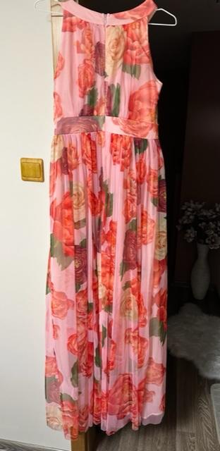 Tylové podšité dlhé šaty zn. chantall, chantall,40