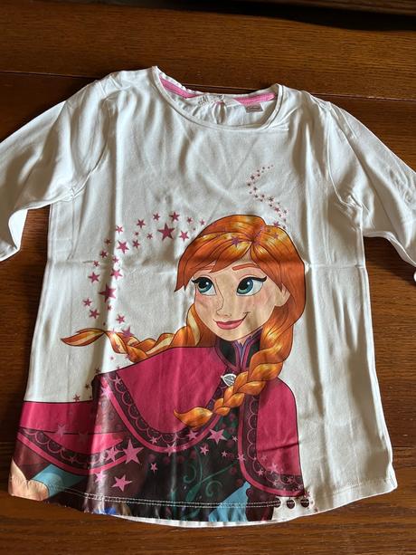 Tričko anna ľadové kráľovstvo 134/140, h&m,134