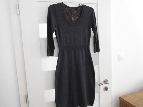 Šaty dámske zero 34, upletové pružné. 3/4 rukáv,, 34
