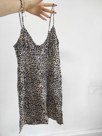 Letné šaty s leopardím vzorom xs, motel, xs