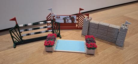 Schleich ohrada, prekazky, kemp, 