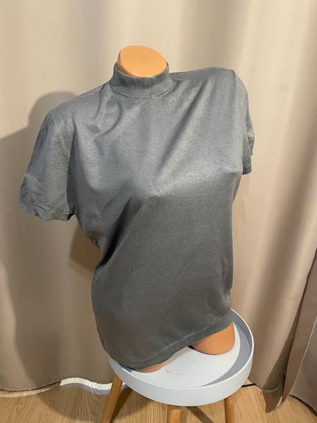 Zelený rolák s krátkym rukávom, zara, zara,m