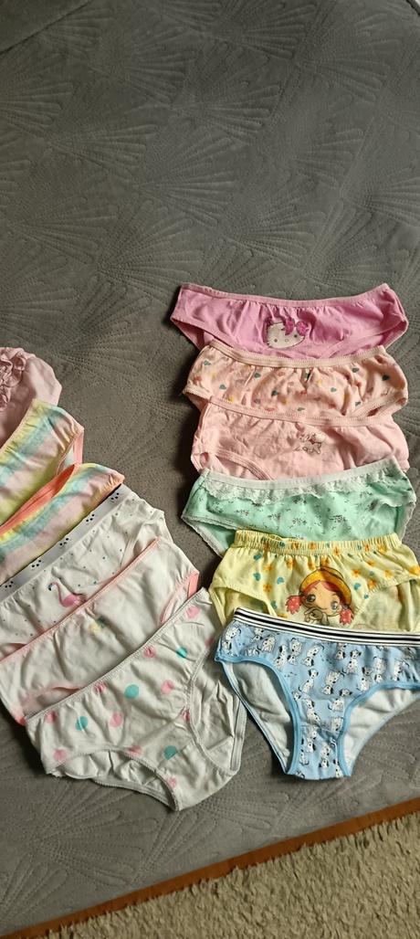 Balík dievčenských nohavičiek 12 ks, disney,122