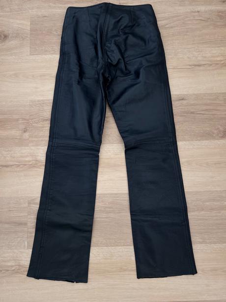 Dámske kožené nohavice, s