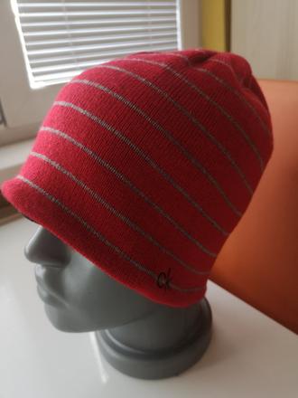 Calvin klein pánska obojstraná zimná čiapka, calvin klein