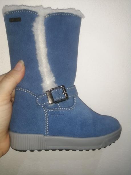 Kožené čižmy veľ. 26 - 17cm, richter,26