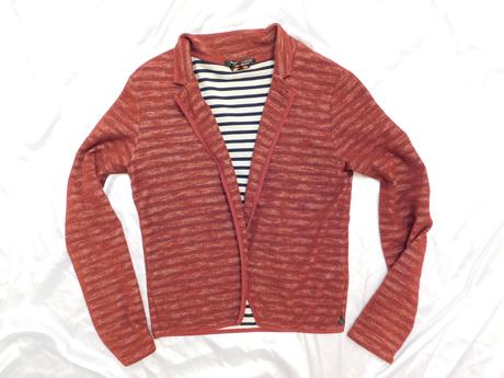 Luxusny mikinovy blejzer bez zapinania, 36