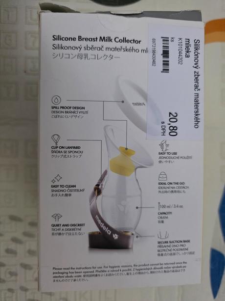 Medela silikónový zberač materského mlieka,