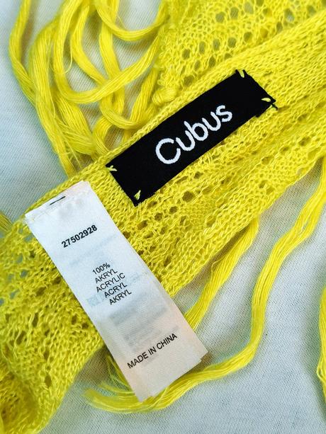 Cubus - čipkovaný trojrohý šál, cubus