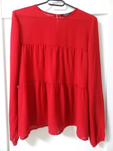 Červená blúzka, mohito,l