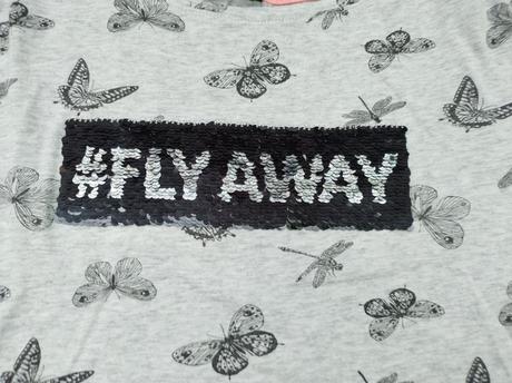 Tričko s flitrami, 158